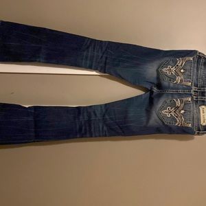 Distressed Rock Revival boot cut
